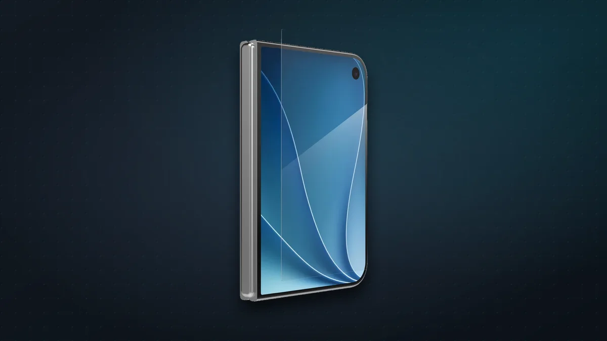 ZAGG InvisibleShield Glass Elite protector over an iPhone Duo outer screen