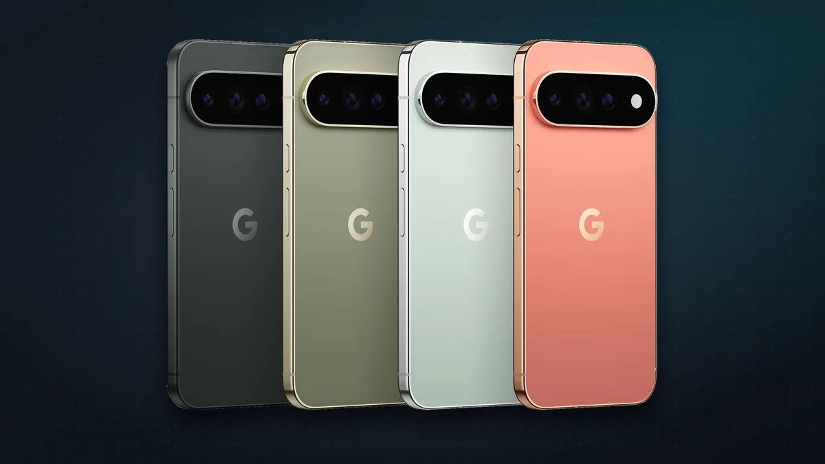 Google Pixel 11 Pro in four colours