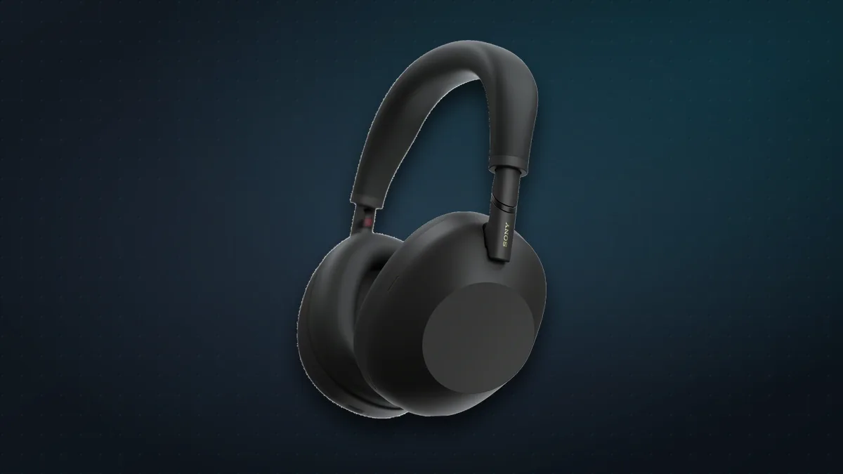 Sony WH-1000XM6 headphones in black